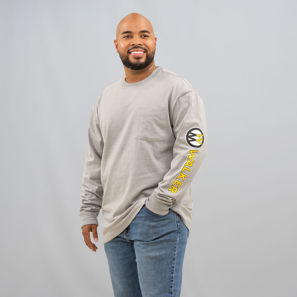 Heavyweight Long Sleeve Pocket Tee – Walker Ware