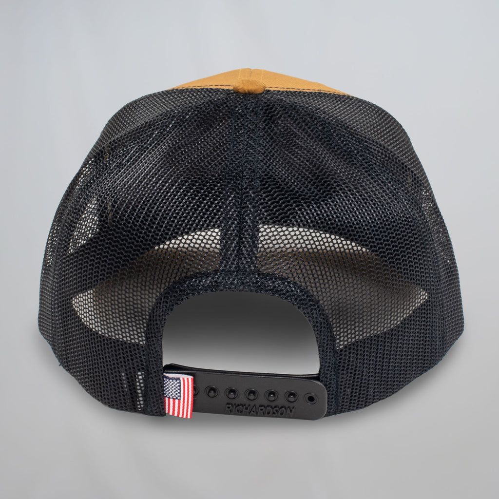 ラナ着用】Black eye patch SPRAYED MESH CAP