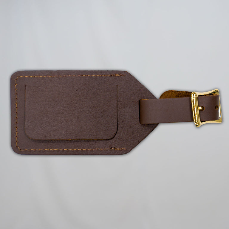 Brown Luggage Tag