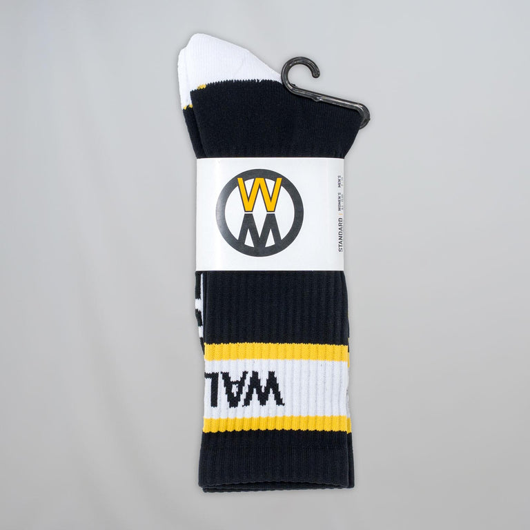 Walker Black Crew Socks