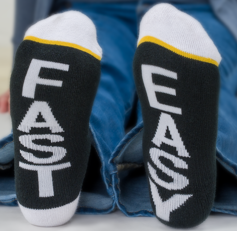 Walker Black Crew Socks